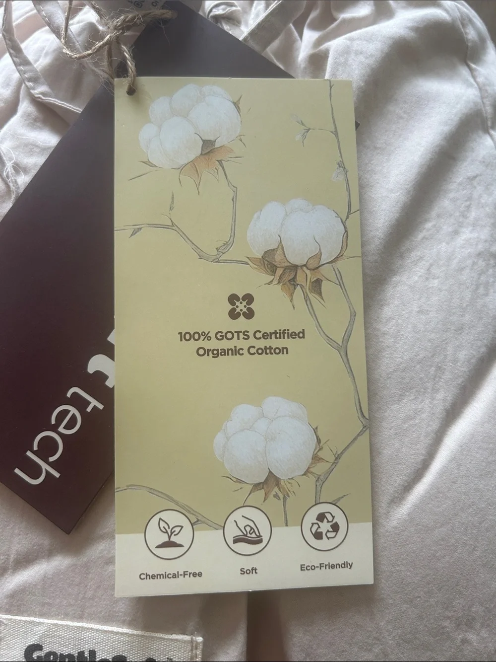 Bedsure 100% Organic Cotton Duvet Cover Queen